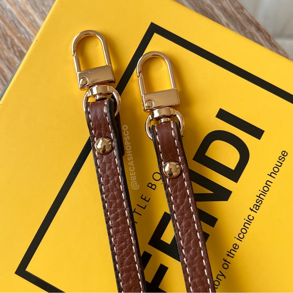 Crossbody Bag Accessories Genuine Leather Strap Hang Buckle For Longchamp - Picture 4 of 8
